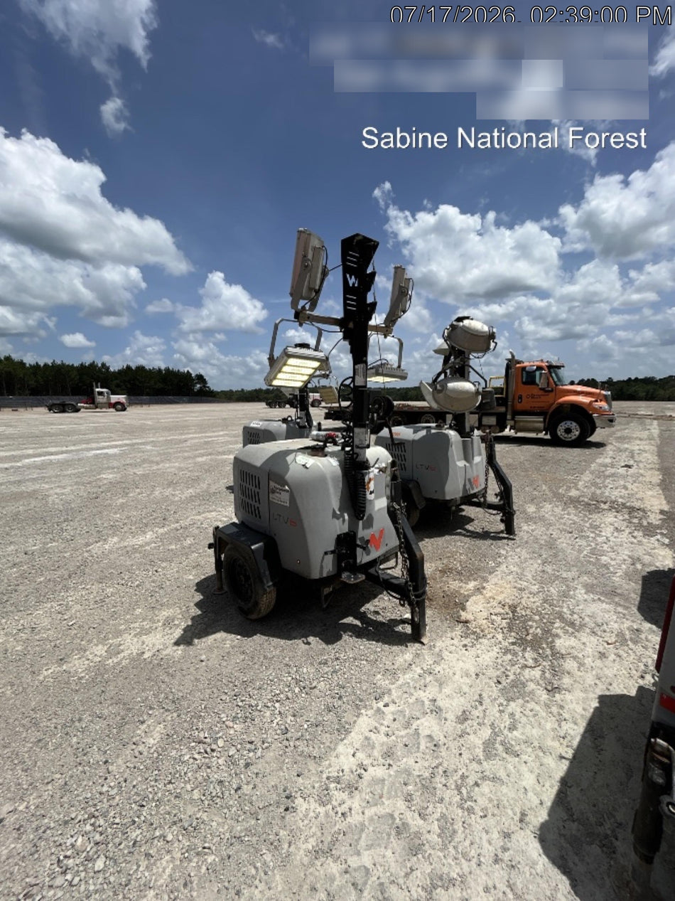 2019 Wacker Neuson LTV6K-LED LTV6K Light Tower, LED 300W, Telematics EQ SH Kubota