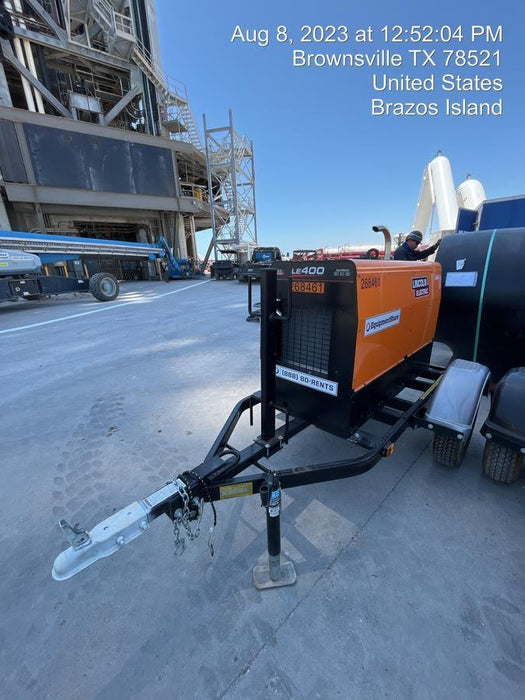 2022 Lincoln Electric LE400 Kubota V1505, Trlr, Cable Rack, Light Kit, ES Decals, T3