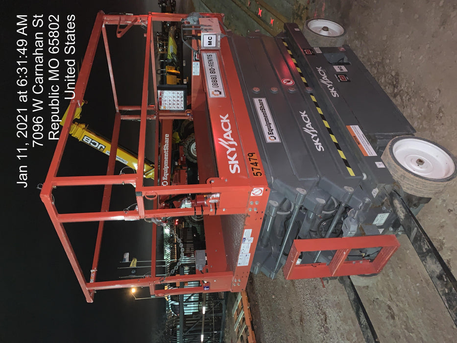 2018 Skyjack SJIII-4632 Standard Rental Specs