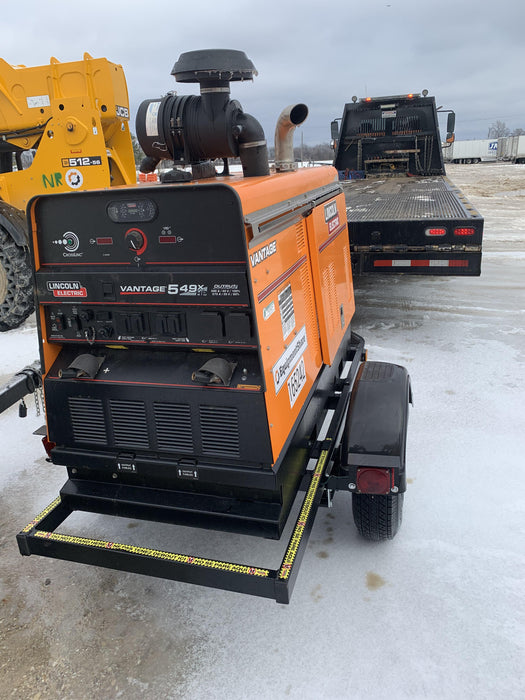 2021 Lincoln Electric Vantage 549X Ready Pak 3, ORANGE (includes trailer, cable rack, fender light kit)