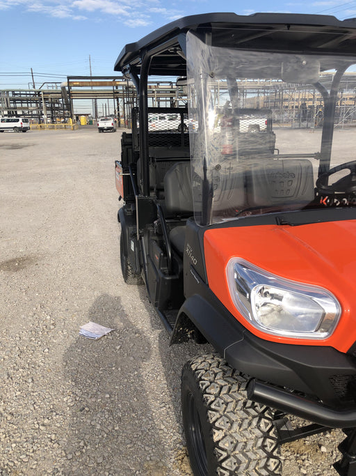 2022 Kubota RTV-X1140W-H Plastic Canopy, Windshield Acrylic Clear, LED Strobe Light, Wire Harness Kit, Back up Alarm