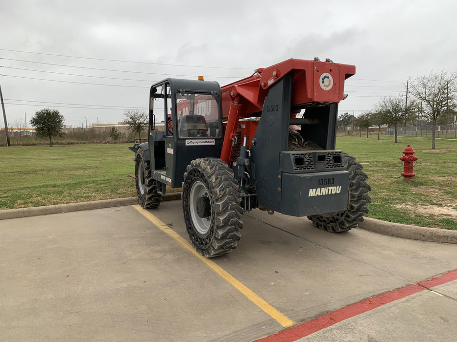 2018 Manitou MTA10055 MTA10055 - 74 HP T4, Canopy, Worklights/Strobe, Beacon, 66" Carriage, 60" Forks, Solid Tires, Lift Hook, Aux Hydraulics