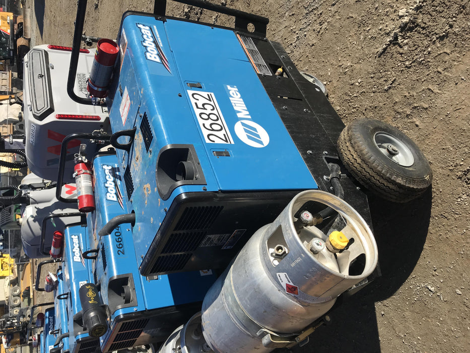 2019 Miller Electric BOBCAT 250 LP/Propane, Running Gear, Tank Bracket, Hose