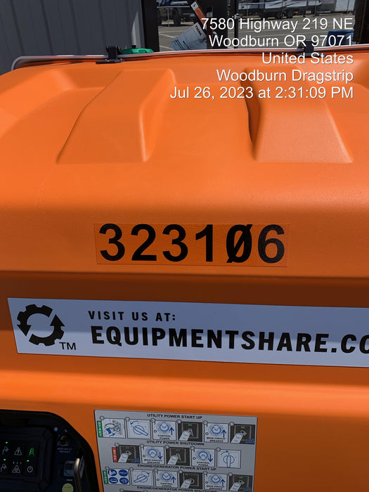 2023 Generac MLT2 Diesel, Flex Switch 120V Input, Powerzone Controller, (4) 320W LED Lights, 4kW Generator, 39.9 Gal Fuel Tank, 2" Ball, T3