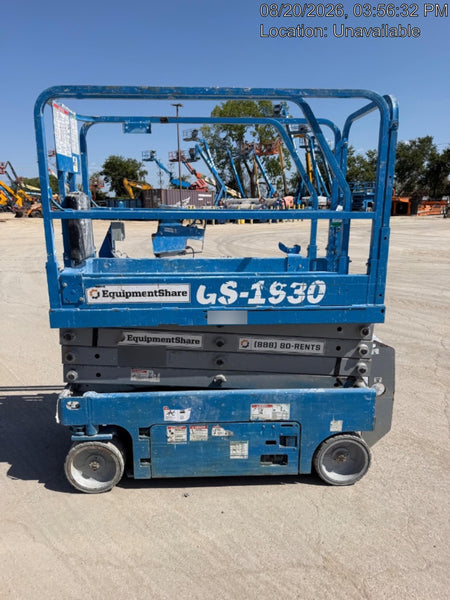 2019 Genie GS-1930 Fixed Rails with Chain Entry