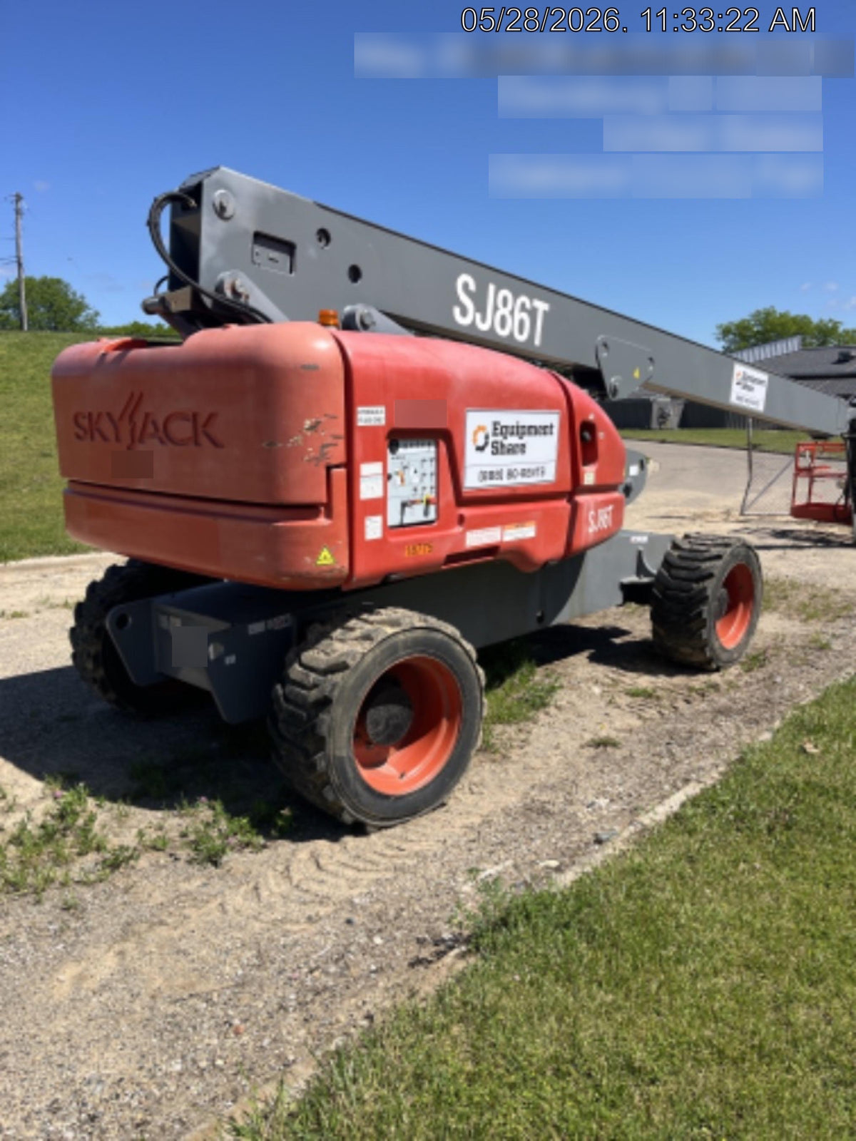 2018 SKYJACK SJ86T