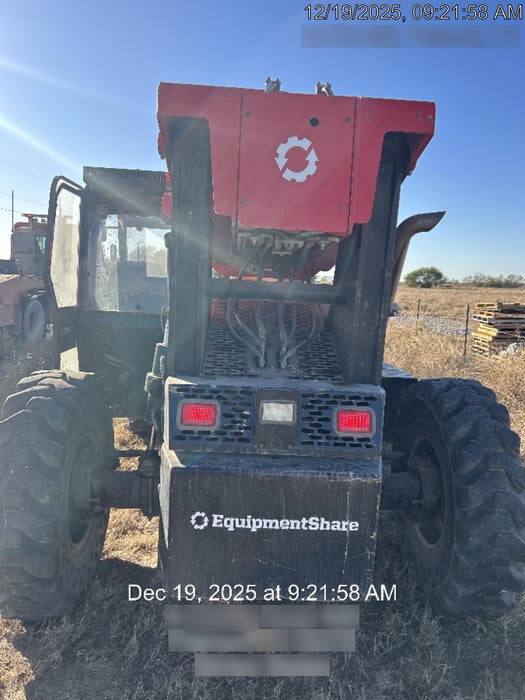 2019 Manitou MTA10055 Cab/Heat/Air, 120 HP, Solid Tires, Work Lights, Lift Hook, Auxiliary Hydraulics 66" Carriage and 60" Forks