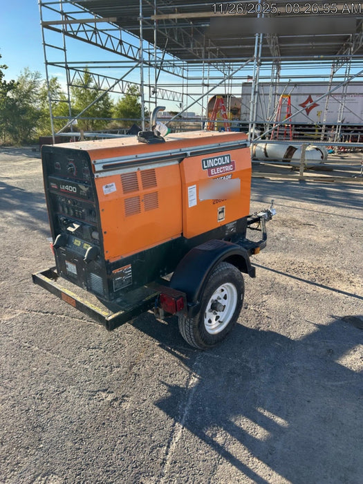 2022 Lincoln Electric LE400 Kubota V1505, Trlr, Cable Rack, Light Kit, ES Decals, T3