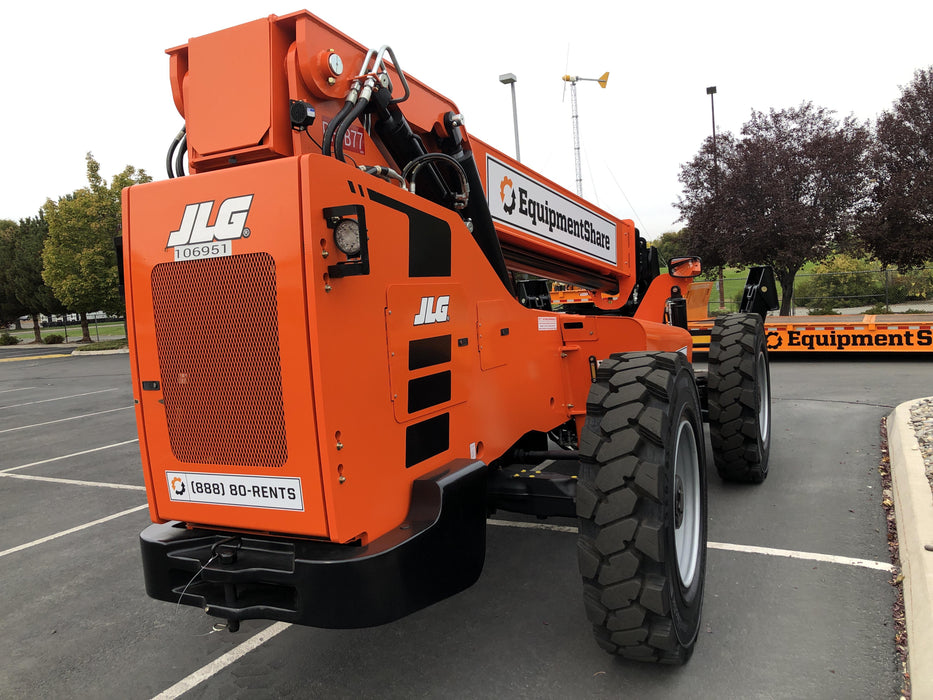 2020 Skytrak 10054 Cab/Heat/Air, Solid Tires, Work Lights, Beacon, Aux Hydraulics, Back up Alarm, Lifting Eye, ES Decals