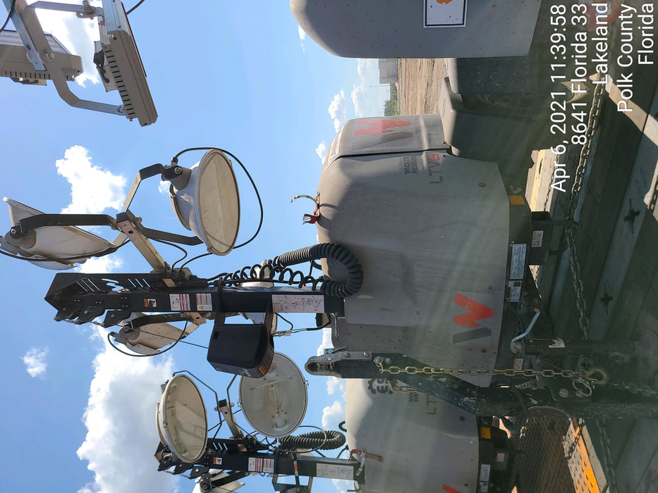 2018 Wacker Neuson LTV6L-MH Wacker Neuson LTV6L Mobile Light Tower w/Fuel Level Sensor Installed