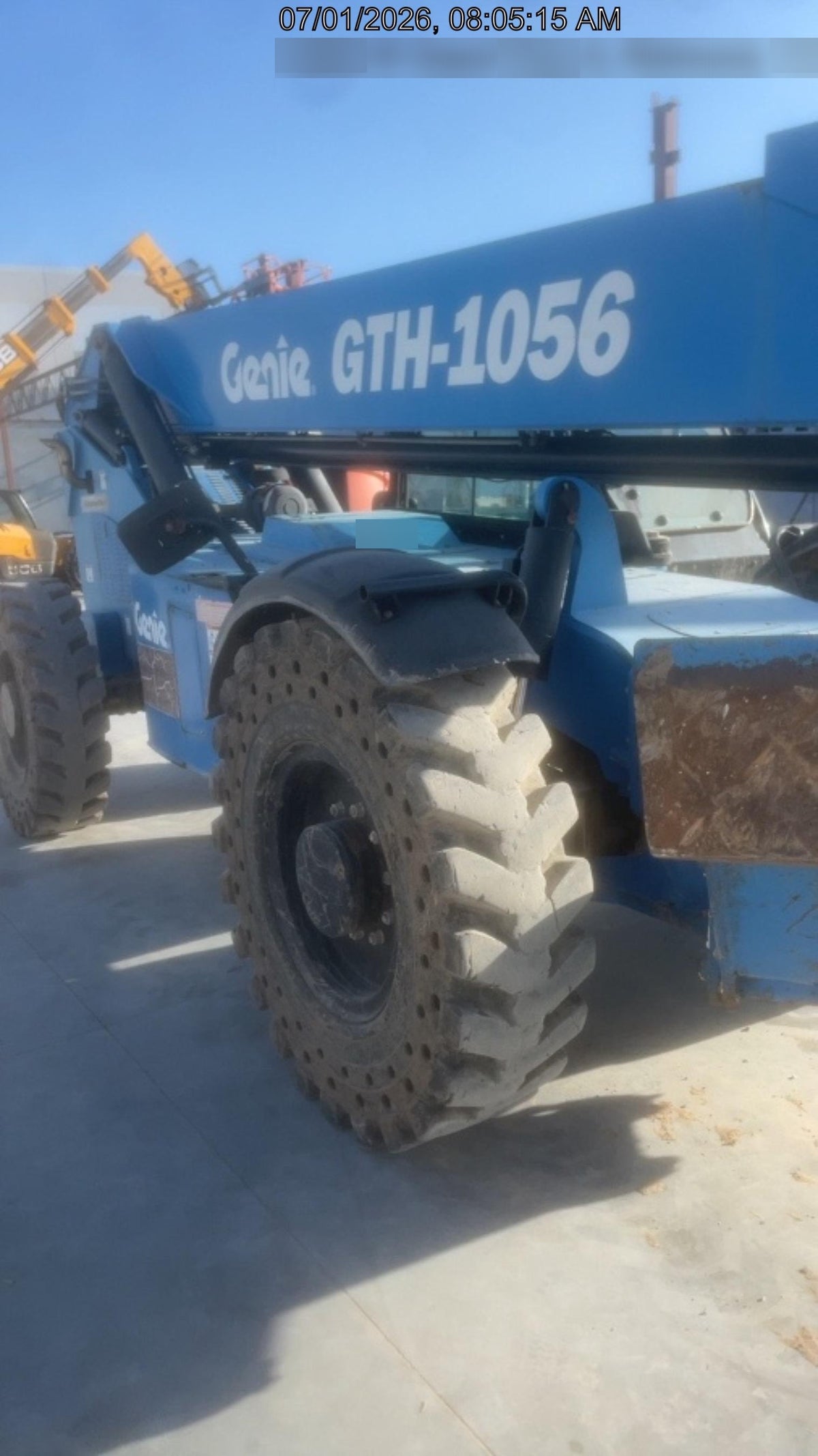2019 Genie GTH-1056 Genie GTH-1056 w/CAB, Solid Tires, Work Lights, 60" carriage/forks, cab mesh, beacon