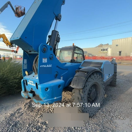2018 Genie GTH-844 Genie GTH-844 w/Enclosed Cab w/HVAC, Work Lights, Solid Tires, Beacon, 60" Carriage and Forks