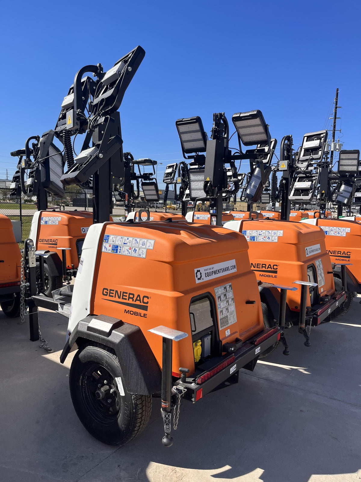 2023 Generac MLT2 Diesel, Flex Switch 120V Input, Powerzone Controller, 
(4) 320W LED Lights, 4kW Generator, 39.9 Gal Fuel Tank, 2" Ball, T3