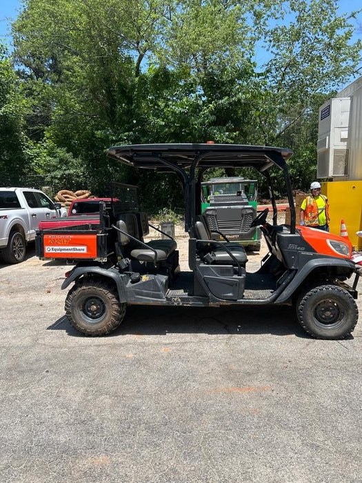 2022 Kubota RTV-X1140W-H Plastic Canopy, Windshield Acrylic Clear, LED Strobe Light, Wire Harness Kit, Back up Alarm