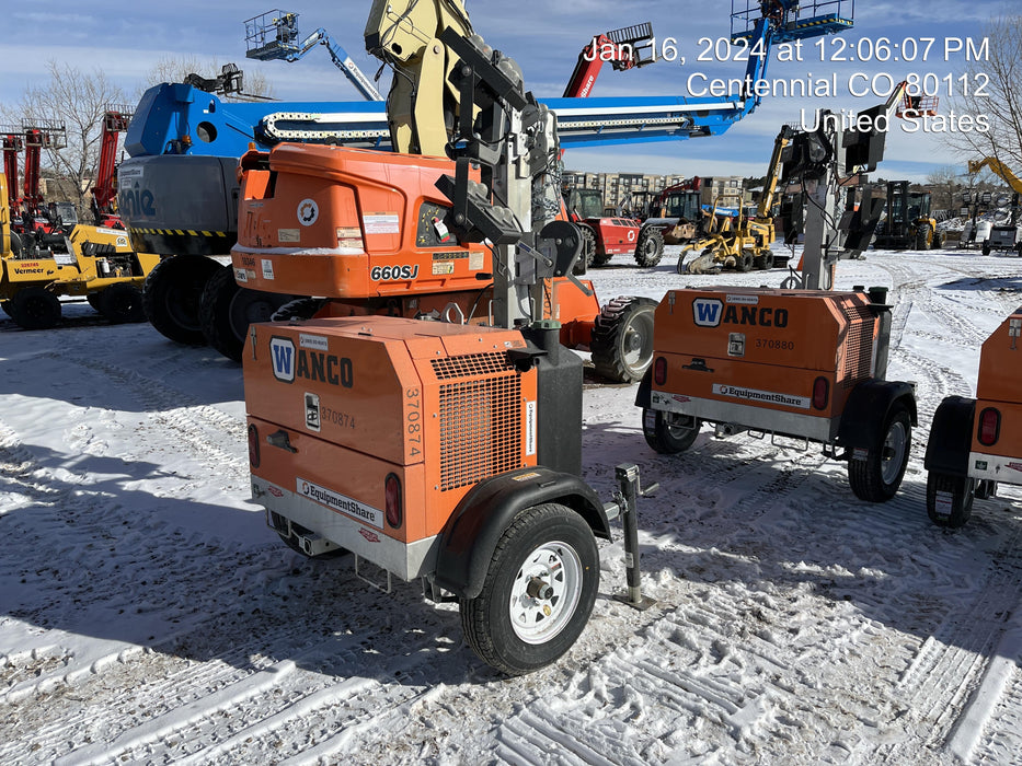 2023 Wanco WLTT-4MM4K Diesel, Deep Sea Controller, Shore Power Plug, Auto Start, (4) 350W LED Floodlights, 4kW Generator, 60 Gal Fuel Tank, 2" Ball, T3