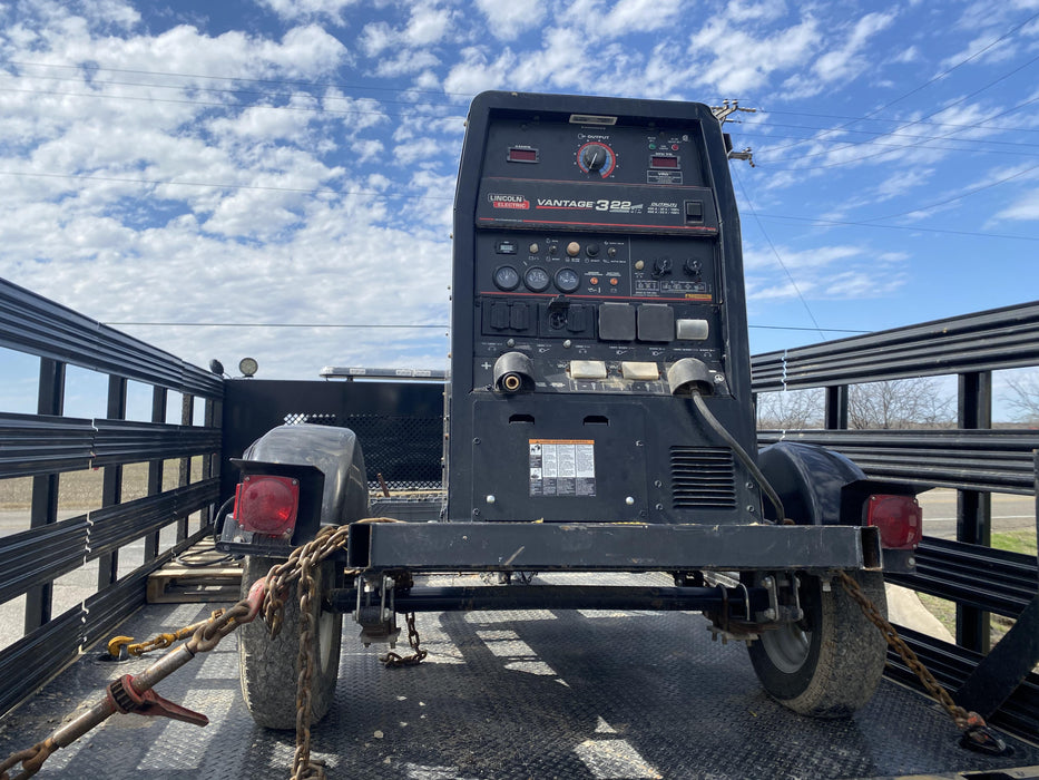 2018 Lincoln Electric Vantage 322 Lincoln Vantage 322 Welder Ready Pak 3 - Vantage 322, Trailer, Fender and light kit, Cable rack