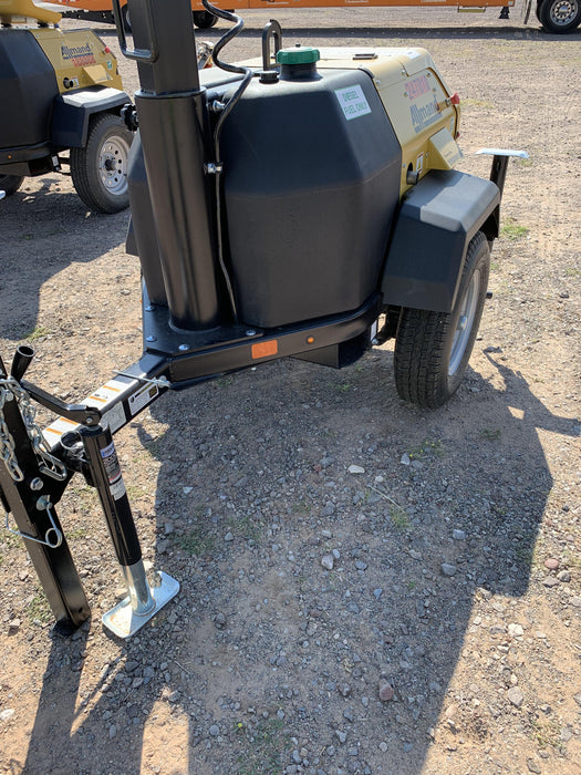 2022 Allmand NLV3GR (4) LED Light Fixture 350W, 23' Vertical Mast, 3kW Prime, Towable, ES Decals, T3