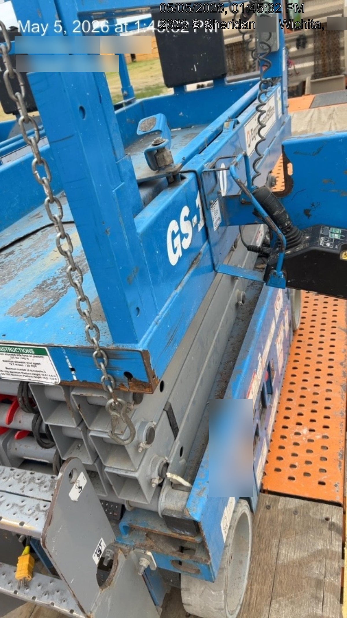 2019 Genie GS-1930 Fixed rails with chain Entry