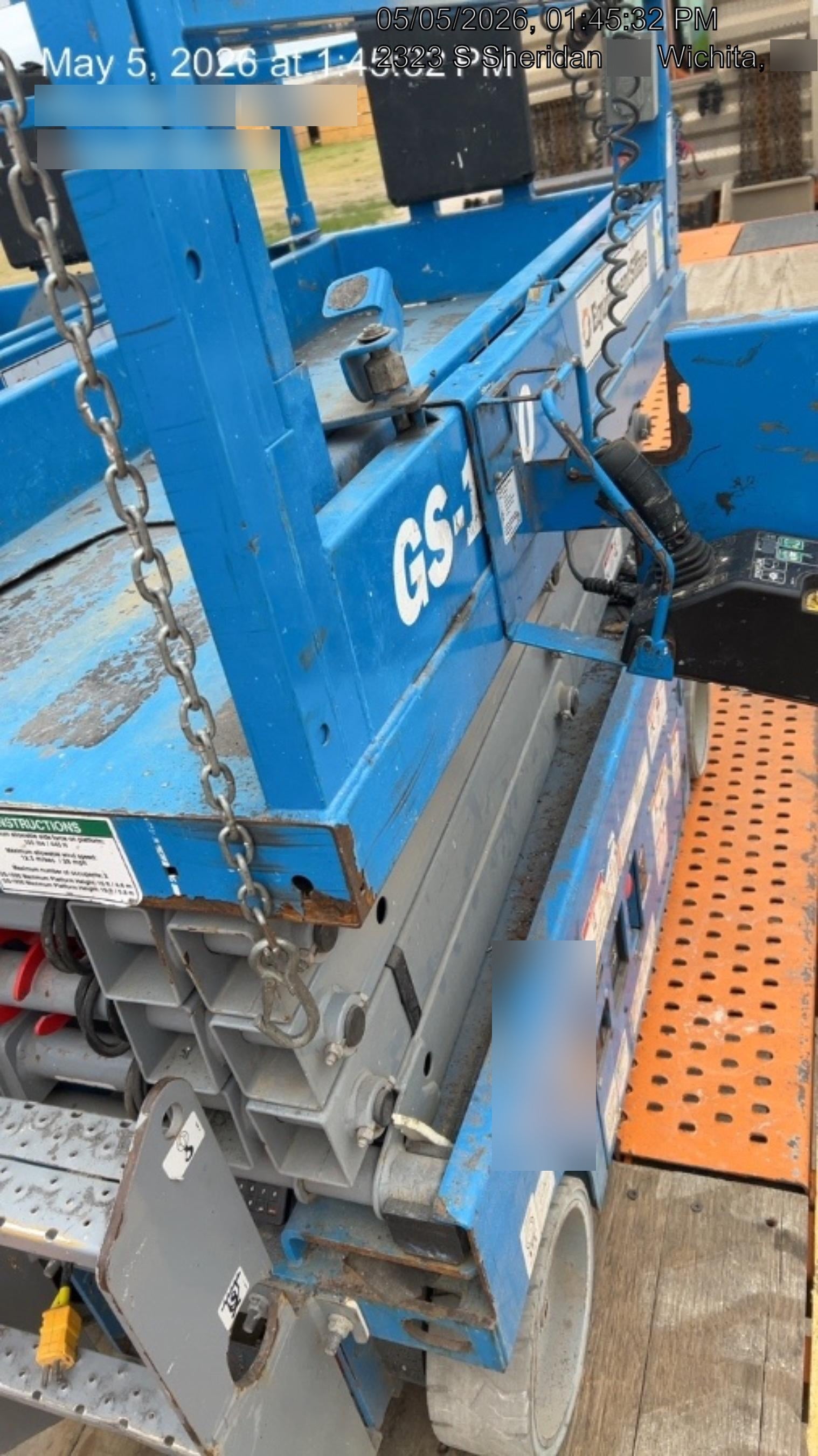 2019 Genie GS-1930 Fixed rails with chain Entry