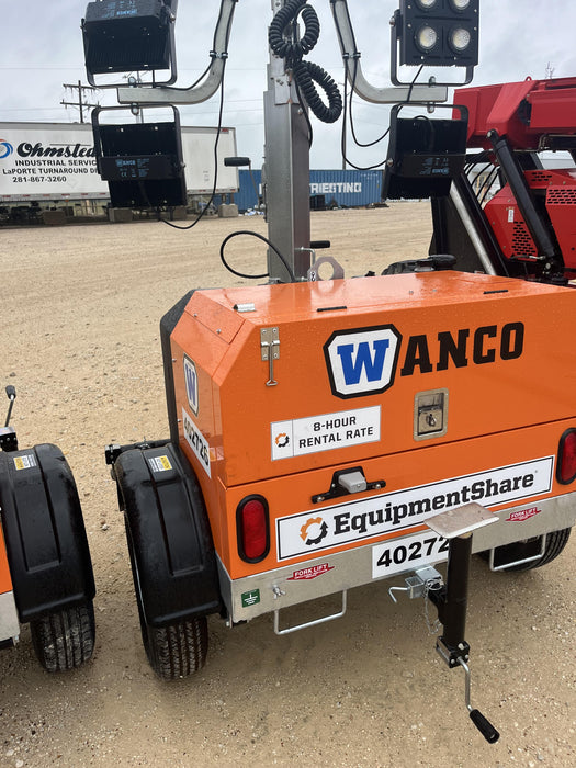2024 Wanco WLTT-4MM4K Diesel, Deep Sea Controller, Shore Power Plug, Auto Start, (4) 350W LED Floodlights, 4kW Generator, 60 Gal Fuel Tank, 2" Ball, T3
