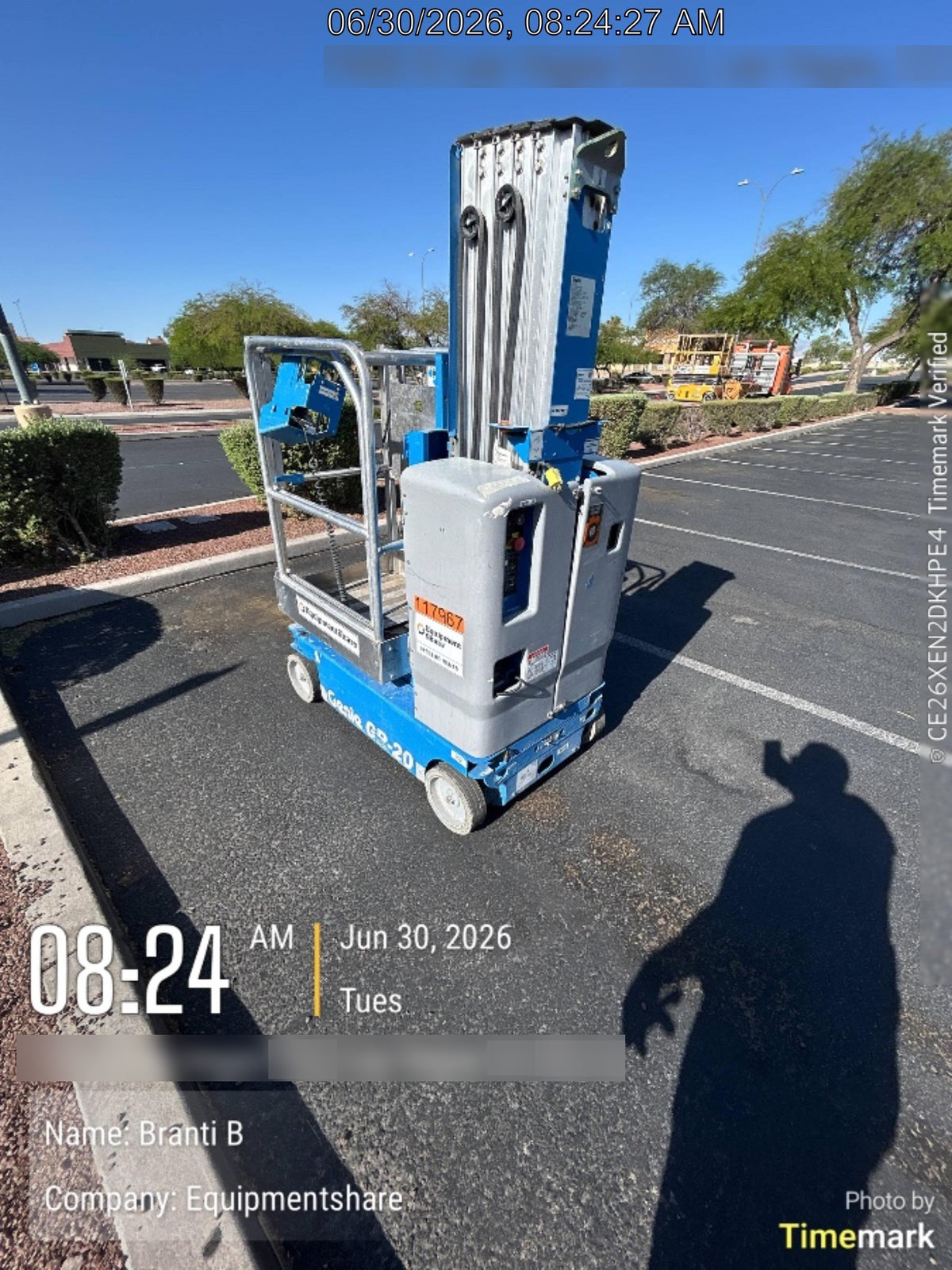 2020 GENIE GR-20