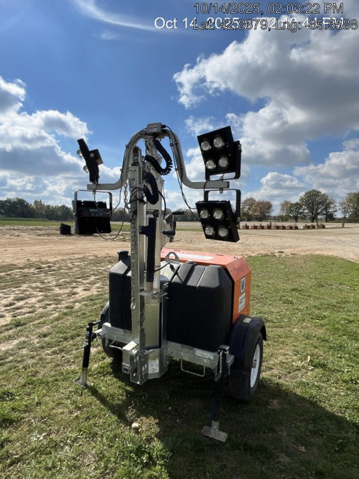 2024 Wanco WLTT-4MM4K Diesel, Deep Sea Controller, Shore Power Plug, Auto Start, (4) 350W LED Floodlights, 4kW Generator, 60 Gal Fuel Tank, 2" Ball, T3