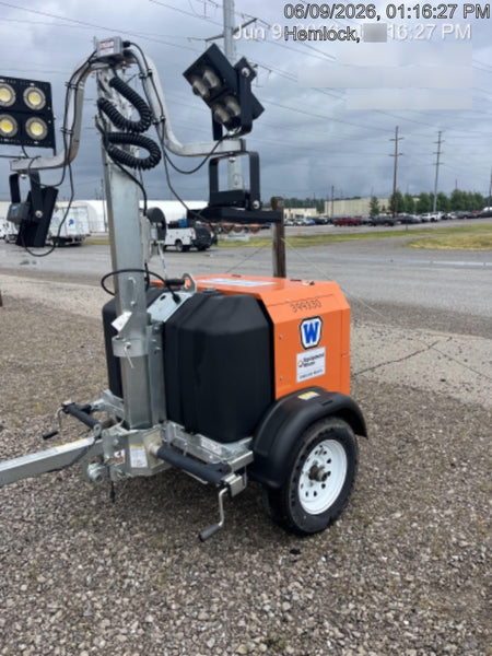 2024 Wanco WLTT-4MM4K Diesel, Deep Sea Controller, Shore Power Plug, Auto Start, (4) 350W LED Floodlights, 4kW Generator, 60 Gal Fuel Tank, 2" Ball, T3