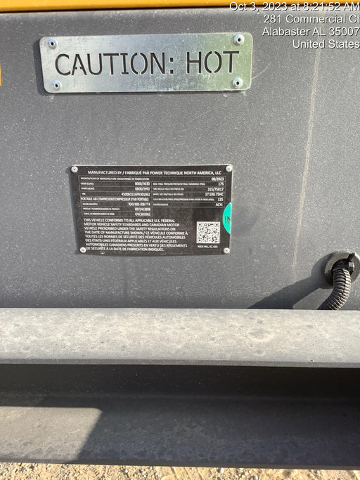 2023 ATLAS COPCO XAS 900