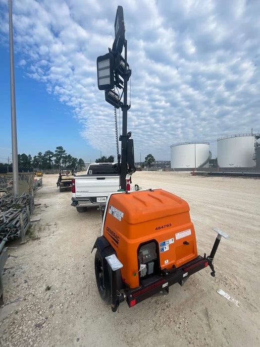 2025 Generac MLT6SMDS Diesel, Mitsubishi / Final Tier 4 Engine, 10.5 HP @ 1800 RPM, (4) 320W G4 LED's, Brushless Excitation, Capacitor Regulated, Vertical Mast, Manual Winch, 5kW Export Power, Power Zone Auto Light Controller
