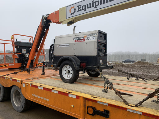 2019 Lincoln Electric Vantage 322 Welder Ready-Pak 3, Two wheel trailer, Fender and Light kit, Cable Rack