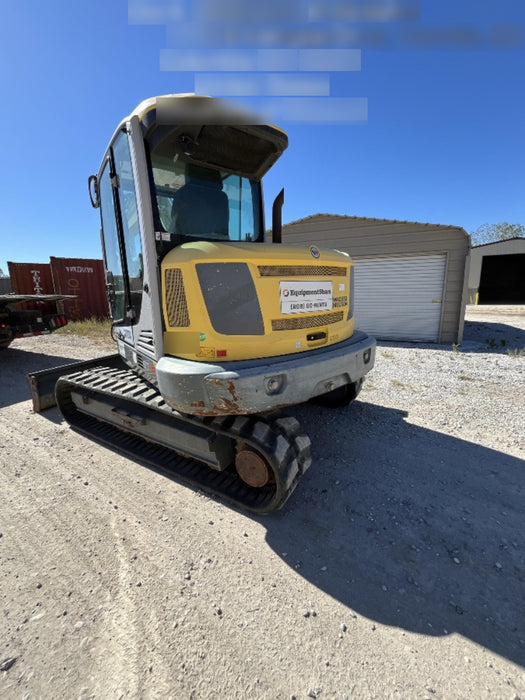 Wacker Neuson ET90 Cab, Long Dipperstick, Track, Bucket