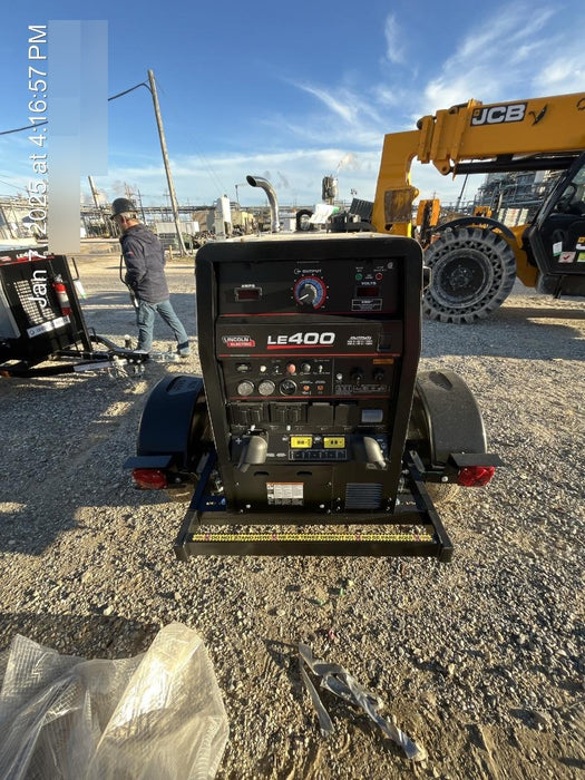 2024 Lincoln Electric LE400 Kubota V1505, Trlr, Cable Rack, Light Kit, ES Decals, T3