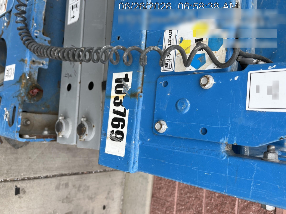 2020 Genie GS-1930 Solid Non Marking Tires, Beacon, Folding rails with half height swing gate, 800W Inverter