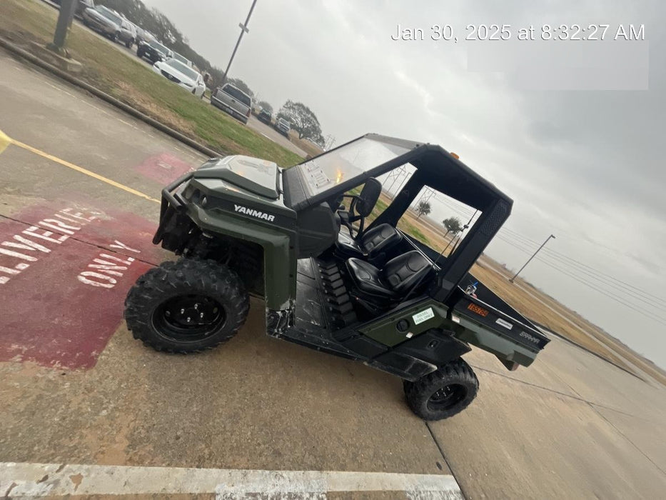 2021 Yanmar YU1000 Canopy, Steel Wheel, Poly WindShield, Beacon, Backup Alarm