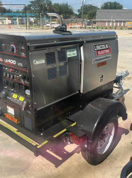 2024 Lincoln Electric LE400 Kubota V1505, Trlr, Cable Rack, Light Kit, ES Decals, T3