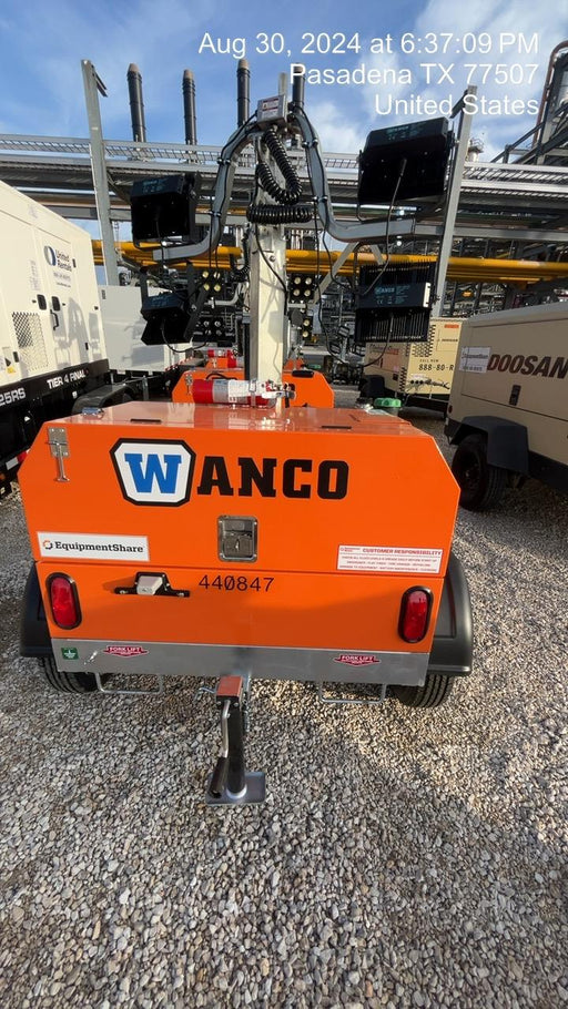 2024 Wanco WLTT-4MM4K Diesel, Deep Sea Controller, Shore Power Plug, Auto Start, (4) 350W LED Floodlights, 4kW Generator, 60 Gal Fuel Tank, 2" Ball, T3