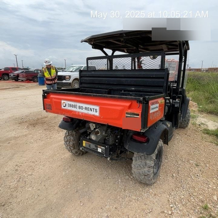 Kubota RTV-X1140W-H Plastic Canopy, Windshield Acrylic Clear, LED Strobe Light, Wire Harness Kit, Back up Alarm