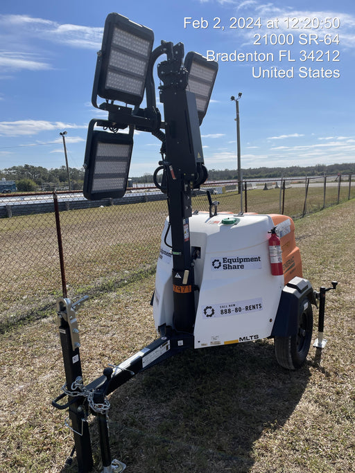 2023 Generac MLT2 Diesel, Flex Switch 120V Input, Powerzone Controller, 
(4) 320W LED Lights, 4kW Generator, 39.9 Gal Fuel Tank, 2" Ball, T3