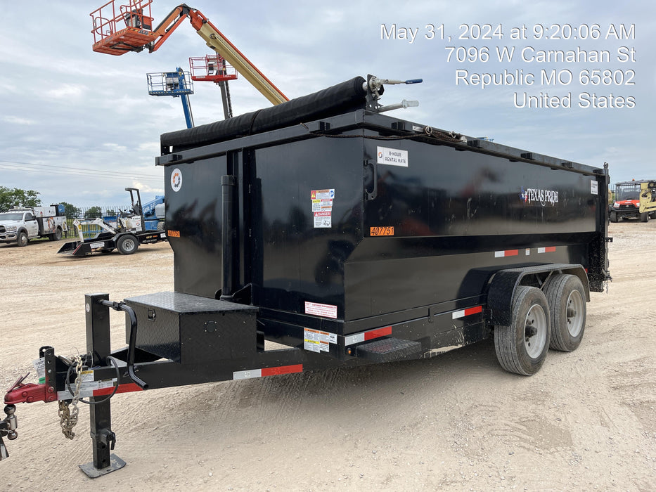 2024 TEXAS PRIDE TRAILERS DT714416KBP