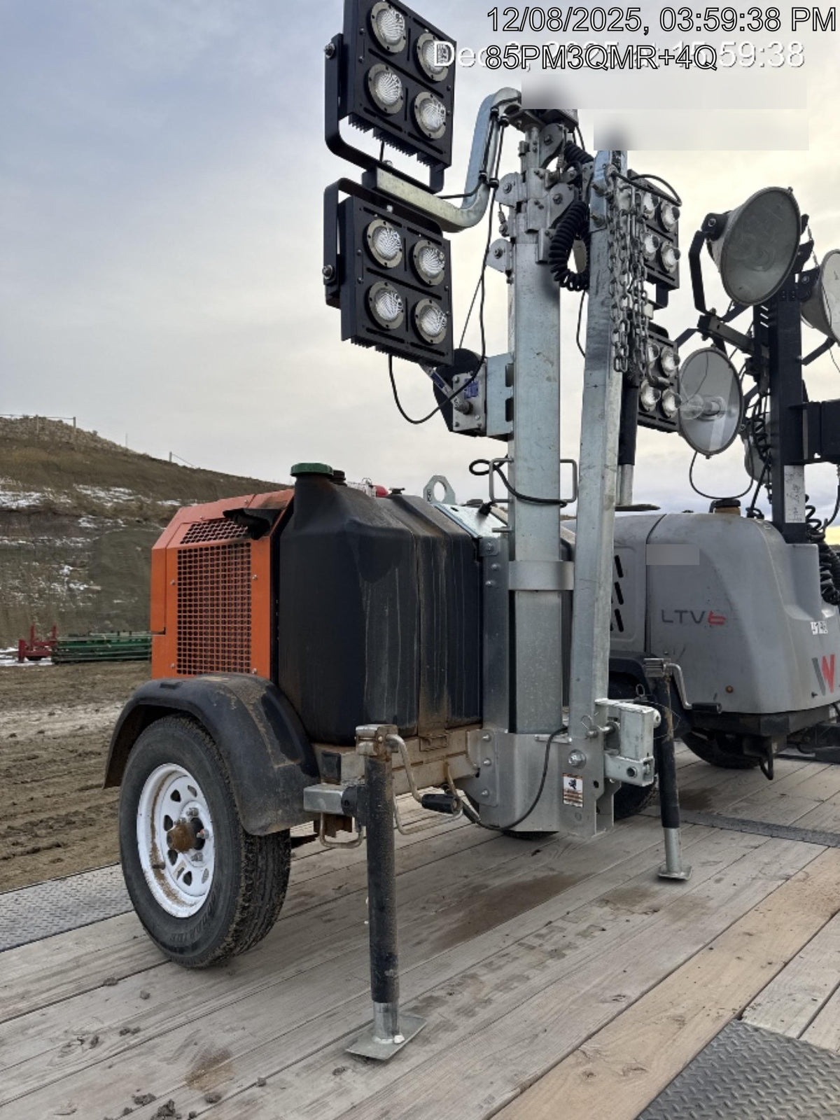 2024 Wanco WLTT-4MM4K Diesel, Deep Sea Controller, Shore Power Plug, Auto Start, (4) 350W LED Floodlights, 4kW Generator, 60 Gal Fuel Tank, 2" Ball, T3