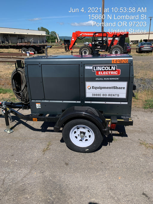 2021 Lincoln Electric Dual Maverick 200/200X Ready Pak 3 (includes trailer, cable rack, fender light kit)