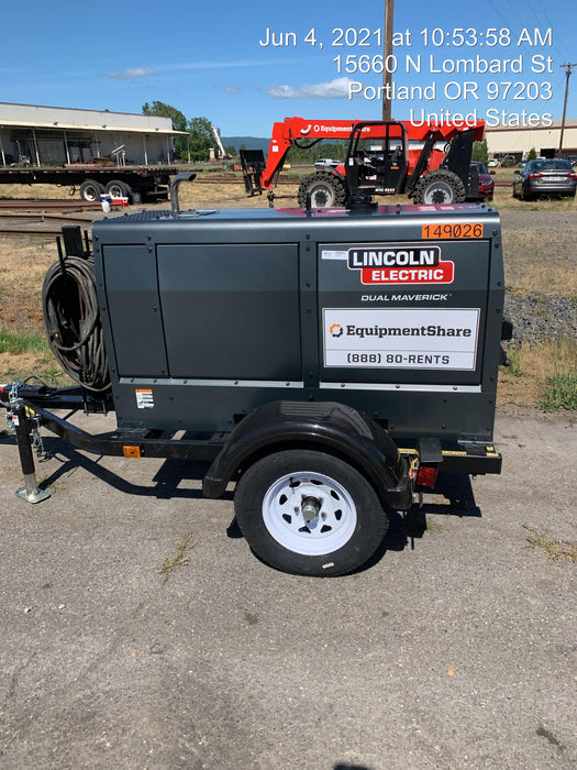 2021 Lincoln Electric Dual Maverick 200/200X Ready Pak 3 (includes trailer, cable rack, fender light kit)