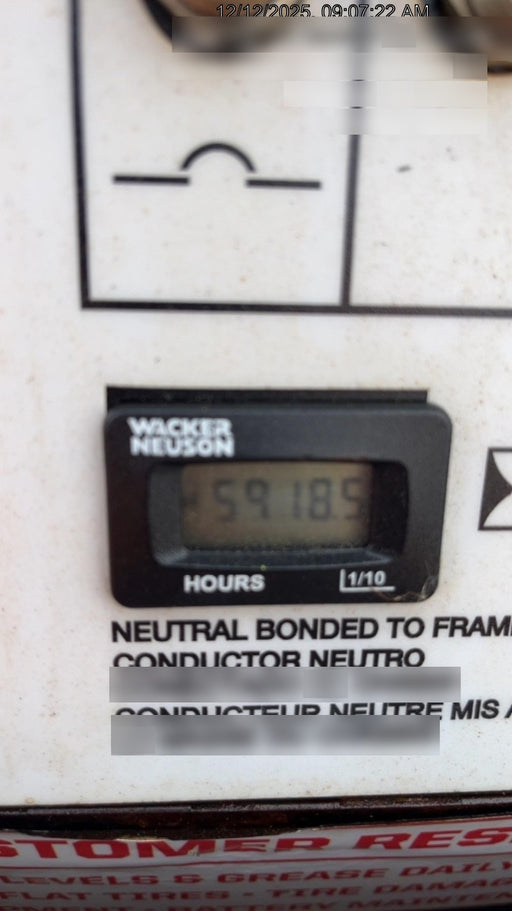 2020 Wacker Neuson LTV6K LTV6K-METAL HALIDE LIGHT TOWER 60HZ KUBOTA LED 300