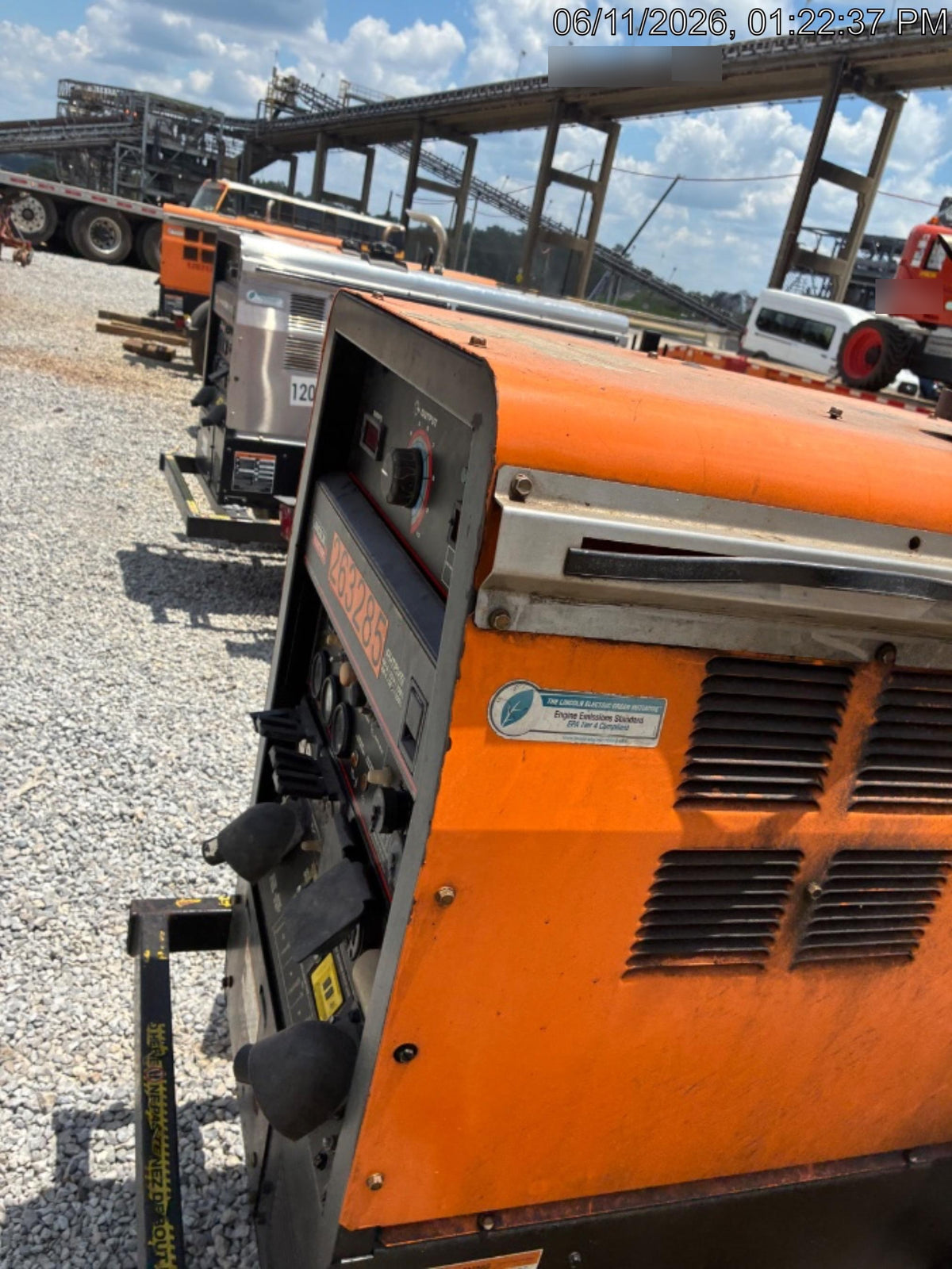 2022 Lincoln Electric LE400 Kubota V1505, Trlr, Cable Rack, Light Kit, ES Decals, T3
