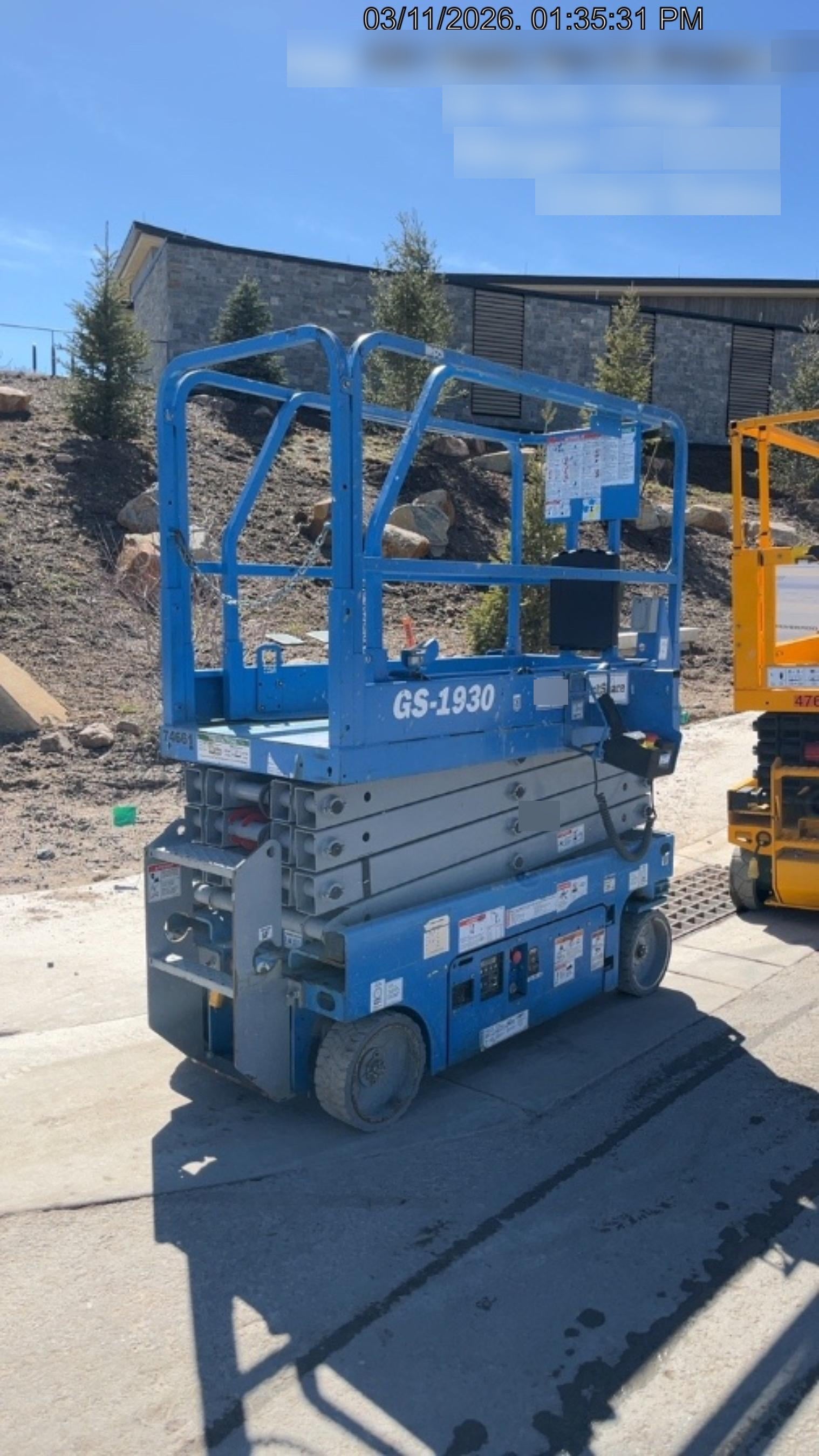 2020 Genie GS-1930 Fixed rails with chain entry gate - Pre A92.20