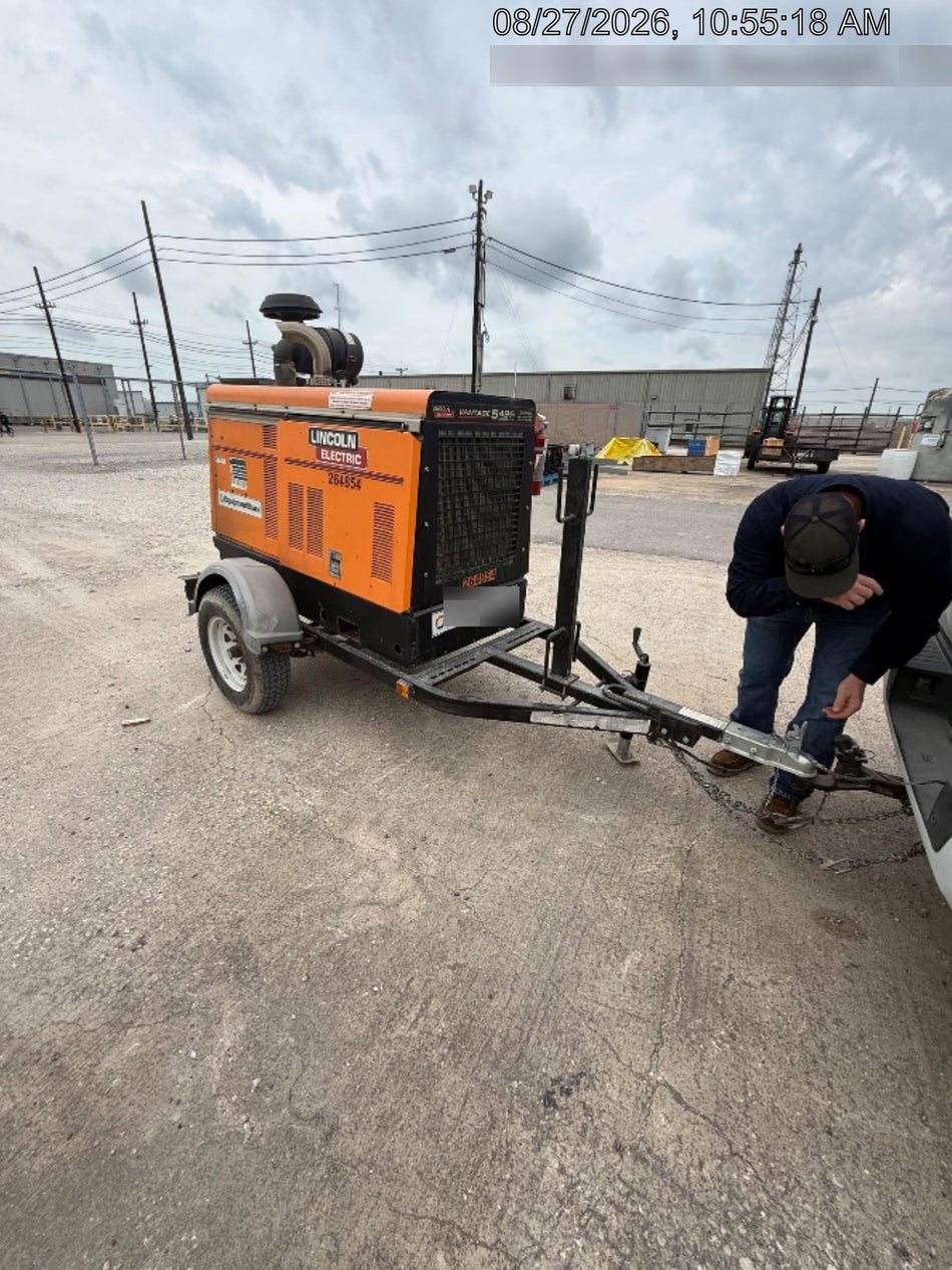 2022 Lincoln Electric Vantage 549X Crosslink Technology, Trailer Mounted, ES Decals, T3