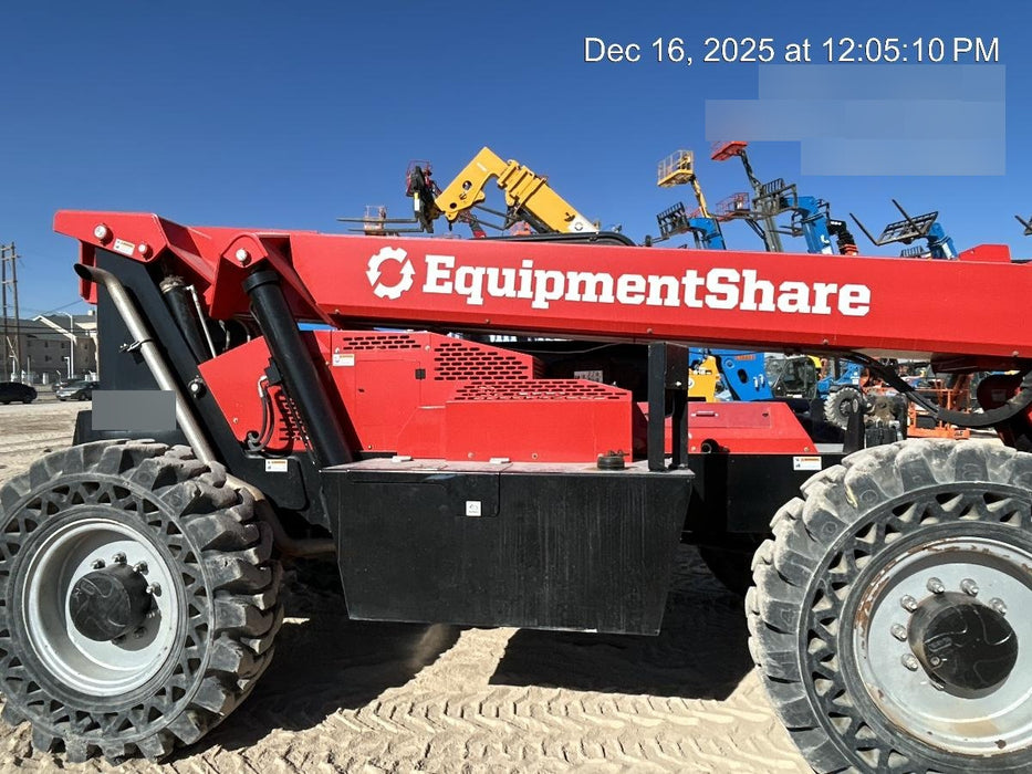 2019 Manitou MTA12042 120hp T4F, Cab/Heat/Air, Cab and Boom LED work lights, Auxiliary Hydraulics, Solid Tires, Amber strobe, Lift Hook 66" Carriage, 60" Forks