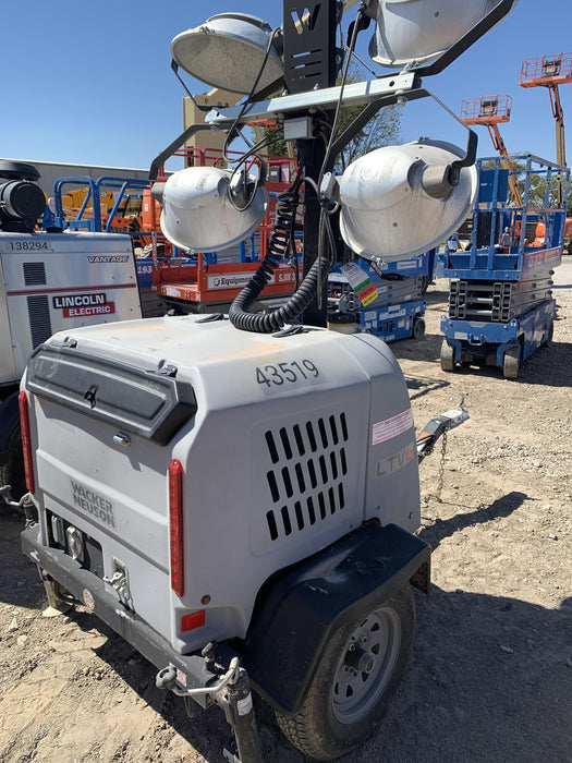 2019 Wacker Neuson LTV6L-MH Wacker Neuson LTV6L Mobile Light Tower w/Fuel Level Sensor Installed