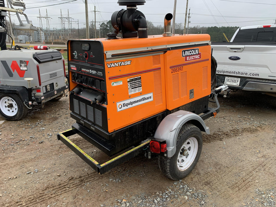 2022 Lincoln Electric Vantage 549X Crosslink Technology, Trailer Mounted, ES Decals, T3