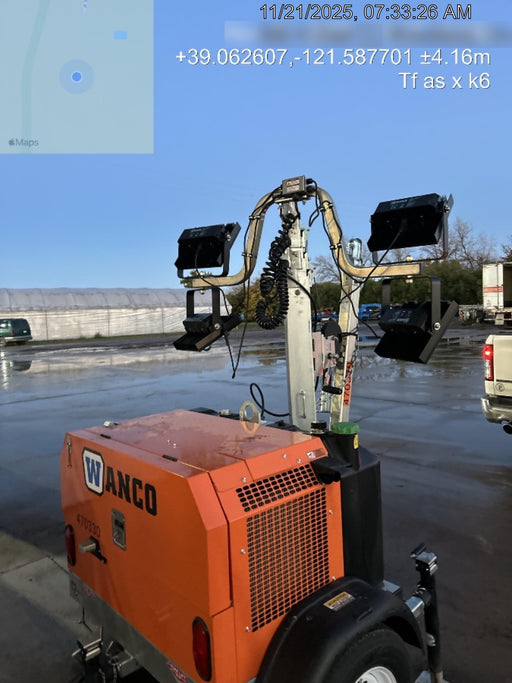 2024 Wanco WLTT-4MM4K Diesel, Deep Sea Controller, Shore Power Plug, Auto Start, (4) 350W LED Floodlights, 4kW Generator, 60 Gal Fuel Tank, 2" Ball, T3